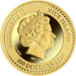 Niue / One Hundred Dollars Gold 2017 World of Your Soul - obverse photo
