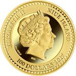 One Hundred Dollars Gold 2017 World of Your Soul: Photo Coin, Niue, One Hundred Dollars Gold 2017 World of Your Soul / thumbnail