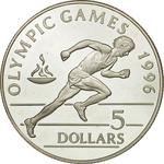 Five Dollars 1992 Olympic Games: Photo Coin, Niue, Five Dollars 1992 Olympic Games / thumbnail