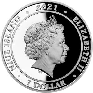 Niue / Silver Ten Grams 2021 Just You Wait - At the Stadium - obverse photo