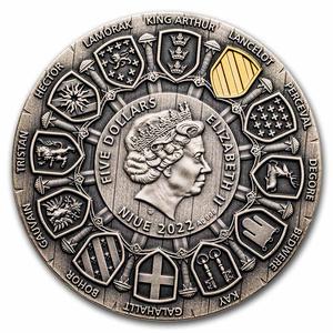 Niue / Silver Two Ounces 2022 Camelot - Sir Lancelot - obverse photo