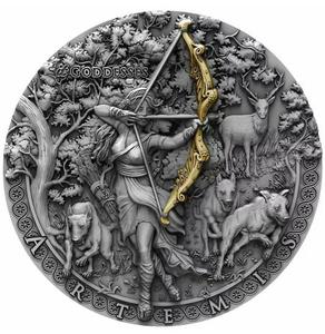 Niue / Silver Two Ounces 2019 Artemis - reverse photo