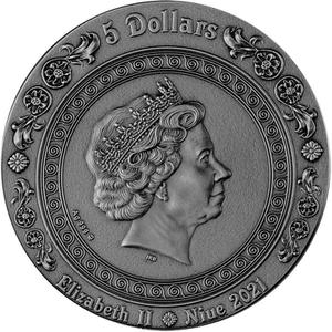 Niue / Silver Two Ounces 2021 Siren (Mermaid) - obverse photo