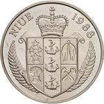 Five Dollars 1988 Tennis Champions: Photo Coin, Niue, Five Dollars 1988 Tennis Champions / thumbnail