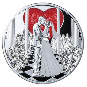 Niue / One Dollar Silver 2019 Wedding - reverse photo