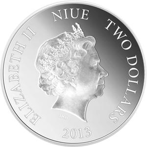 Niue / Silver Ounce 2013 Osprey - reverse photo