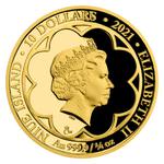 Gold Quarter Ounce 2021 St Anežka - Royal Origin: Photo Coin, Niue, Gold Quarter Ounce 2021 St Anezka - Royal Origin / thumbnail