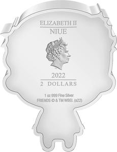 Niue / Silver Ounce 2022 Chibi - Friends: Ross Geller - obverse photo