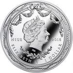 Silver Ounce 2018 Imperial Desk Clock: Photo Coin, Niue, Silver Ounce 2018 Imperial Desk Clock / thumbnail