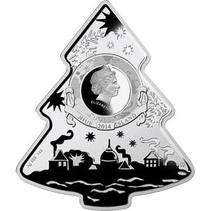 Niue / Silver Ounce 2013 Christmas - Tree - obverse photo