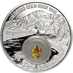 Niue / Silver Ounce 2017 Colorado Gold Rush - reverse photo