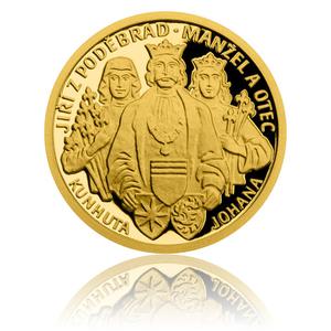 Niue / Gold Tenth-Ounce 2018 George of Poděbrady - Husband and Father - reverse photo