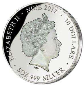 Niue / Silver Five Ounces 2017 World War I - Middle East - obverse photo