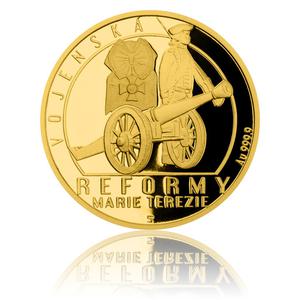 Niue / Gold Quarter Ounce 2017 Maria Theresa - Warfare - reverse photo