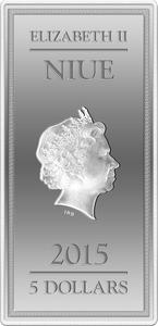 Niue / Silver Two Ounces 2015 Poseidon - obverse photo
