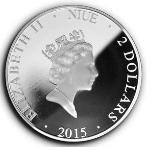 Niue / Silver Ounce 2015 Vietnam Veterans Memorial - obverse photo