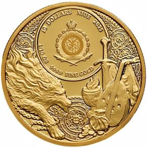 Niue / Gold Tenth-Ounce 2025 The Witcher - Baptism of Fire - obverse photo