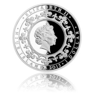 Niue / One Dollar Silver 2015 Charles IV - obverse photo