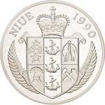 Fifty Dollars 1990 World Cup Italy: Photo Coin, Niue, Fifty Dollars 1990 World Cup Italy / thumbnail