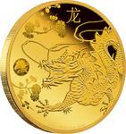 Gold Quarter Ounce 2016 Feng Shui - Dragon: Photo Coin, Niue, Gold Quarter Ounce 2016 Feng Shui - Dragon / thumbnail