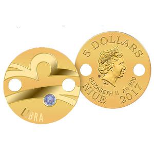 Niue / Gold Gram 2017 Libra - obverse photo