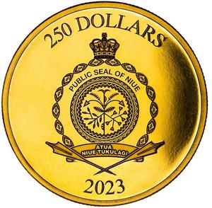 Niue / Gold Ounce 2023 Sword of Truth - obverse photo