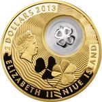 Silver Ounce 2013 Four-Leaf Clover: Photo Coin, Niue, Silver Ounce 2013 Four-Leaf Clover / thumbnail