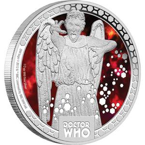 Niue / Silver Half Ounce 2014 Doctor Who Monsters - Weeping Angels - reverse photo