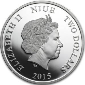 Niue / Silver Ounce 2015 Great Barracuda - obverse photo