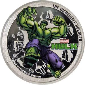 Niue / Silver Ounce 2014 The Incredible Hulk - reverse photo
