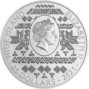 Niue / Silver Ten Ounces 2021 Slovakia Eagle - obverse photo