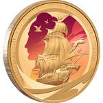 Niue / Gold Ounce 2025 Captain Cook - reverse photo