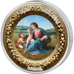 Niue / Silver Two Ounces 2017 Alba Madonna - reverse photo