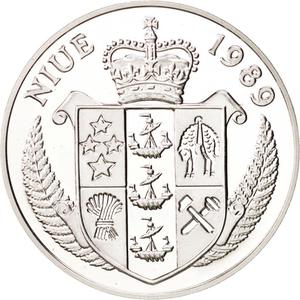 Niue / Fifty Dollars 1989 Olympic Games Barcelona - obverse photo