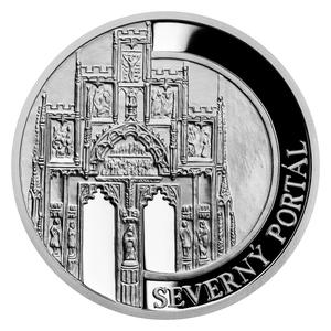 Niue / Silver Ounce 2022 Cathedral of St Elizabeth - Northern Portal - reverse photo