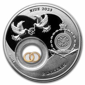 Niue / Silver Ounce 2023 Wedding - obverse photo