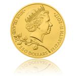 Niue / Gold Five Ounces 2017 Czech Lion - obverse photo