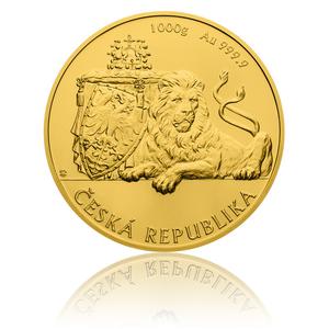 Niue / Gold Kilo 2017 Czech Lion - reverse photo