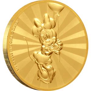 Niue / Gold Quarter Ounce 2019 Retro Carnival - Minnie Mouse - reverse photo