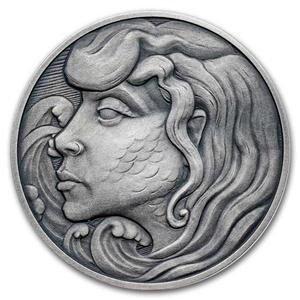 Niue / Silver Ounce 2024 Mythological Figures - Mermaid - reverse photo