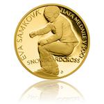 Niue / Gold Quarter Ounce 2014 Eva Samkova - reverse photo