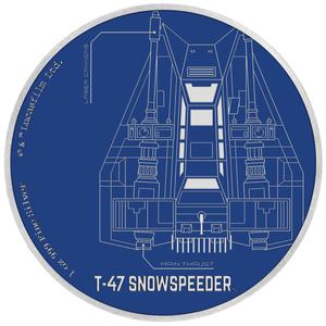 Niue / Silver Ounce 2017 Star Wars - T-47 Snowspeeder - reverse photo