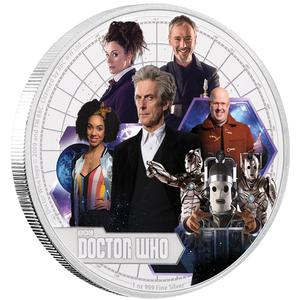 Niue / Silver Ounce 2017 Doctor Who - Season 10 - reverse photo