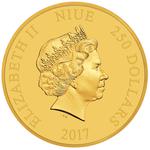 Gold Ounce 2017 Mickey - Gallopin' Gaucho: Photo Coin, Niue, Gold Ounce 2017 Mickey - Gallopin' Gaucho / thumbnail