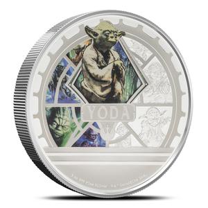 Niue / Silver Three Ounces 2024 Star Wars - Yoda - reverse photo