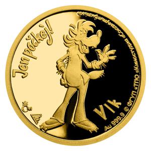 Niue / Gold Tenth-Ounce 2021 Well, Just You Wait! - The Wolf - reverse photo