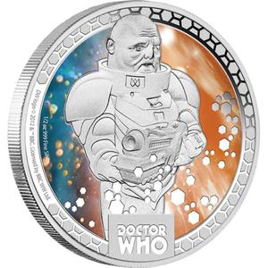 Niue / Silver Half Ounce 2014 Doctor Who Monsters - Sontarans - reverse photo