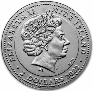 Niue / Silver Ounce 2022 Goddess of Justice - Themis - obverse photo