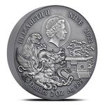 Silver Two Ounces 2022 Shaolin Kung Fu: Photo Coin, Niue, Silver Two Ounces 2022 Shaolin Kung Fu / thumbnail