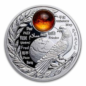Niue / One Dollar Silver 2025 World Peace - reverse photo